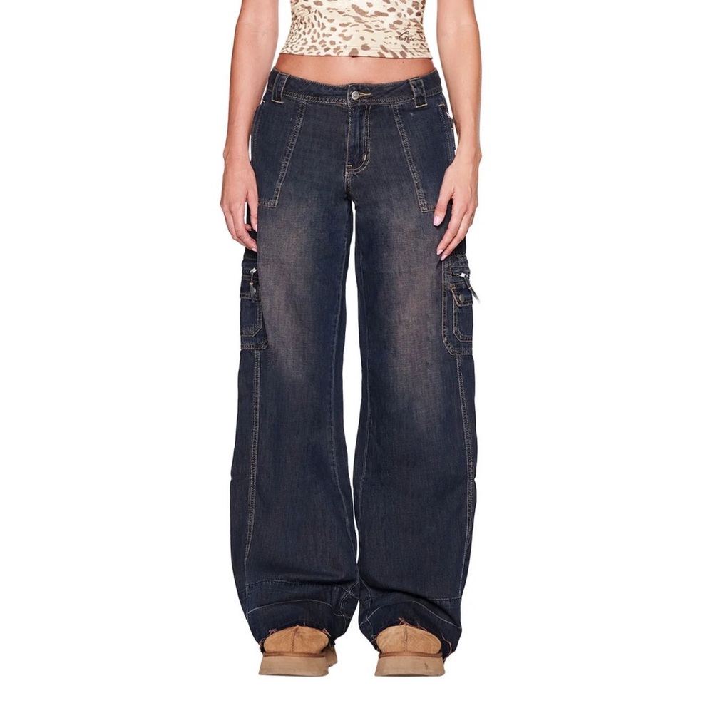 I.AM.GIA Harlin Baggy Cargo Jean Pants